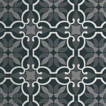 Коврик для ванной ПВХ шир. 65см х12м "V-line" Фотопечать "Дамаск" *12