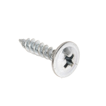 Саморезы с прессшайбой 4.2х19 мм BROZEX, острый наконечник, оцинкованная сталь, 180 шт.