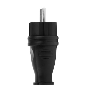 Вилка прямая КАУЧУК Smartbuy 2P+PE 16А 230В IP44 (SBE-16-P07-R) *1/200