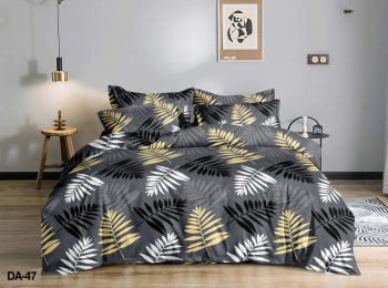 Постельное белье евро бамбук Орхидея DA-47, наволочки 70*70 - 2шт *1
