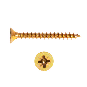 Шурупы жёлтые BROZEX пакет 4*35 (30шт) *10/100