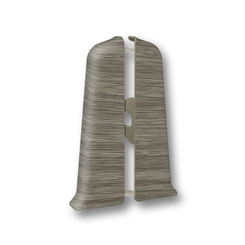 Заглушка левая и правая IDEAL Deconika, 70 мм, 296 орех серый, 2 шт.