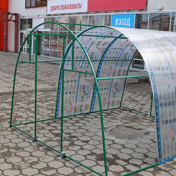 Каркас теплицы Крепыш, 6х3х2 м, под поликарбонат