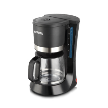 Кофеварка 1200мл 680Вт Centek СТ-1141 черный, капля стоп, подогрев*1/6 * Кофеварка 1200мл 680Вт Centek СТ-1141 черный, капля стоп, подогрев*1/6 *