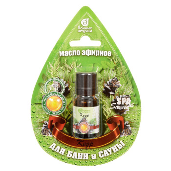Масло эфирное "Кедр" 10мл. в блистере "Банные штучки" 32209 *1/20
