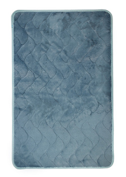 Коврик д/ванной Aquadomer "Marina" (50см х 80см) Синий АМ001 *1/50