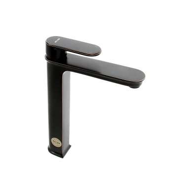 Смеситель для умывальника Alforn AF19104FW, высокий излив, рычажный, на столешницу