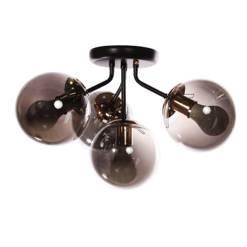 Люстра N5122/4 COFFEE+FGD Е27 4*40Вт ( h=295; d=515)  VERNER LIGHTING *1 Люстра N5122/4 COFFEE+FGD Е27 4*40Вт ( h=295; d=515)  VERNER LIGHTING *1