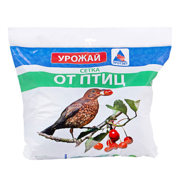 Сетка Садовая для защиты от Птиц пласт. шир.2м дл. 5м яч.6х6мм Хаки У-6/2/5 (Протэкт) *6/336