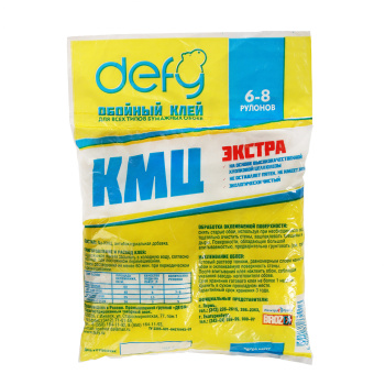 Клей для обоев бумажных 150г Defy КМЦ-ЭКСТРА (Ижевск) *30 Клей для обоев бумажных 150г Defy КМЦ-ЭКСТРА (Ижевск) *30