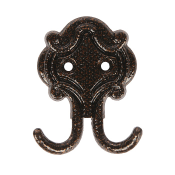 Крючок мебельный АНТИК МЕДЬ КВ-1 "Точки" ДомоСтрой *10/100 Крючок мебельный АНТИК МЕДЬ КВ-1 "Точки" ДомоСтрой *10/100