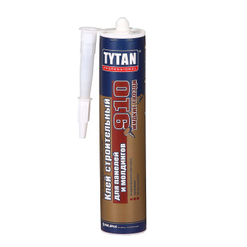 Жидкие гвозди 440 г TYTAN 910, для панелей и молдингов, водный, белый