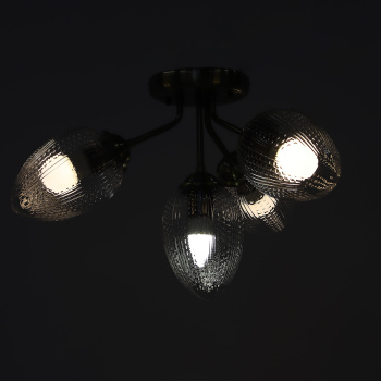 Люстра N5121/4 АВ Е27 4*40Вт ( h=325; d=560)  VERNER LIGHTING *1 Люстра N5121/4 АВ Е27 4*40Вт ( h=325; d=560)  VERNER LIGHTING *1
