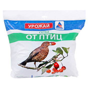 Сетка Садовая для защиты от Птиц пласт. шир.2м дл. 5м яч.6х6мм Хаки У-6/2/5 (Протэкт) *6/336