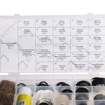 Набор сантехн. прокладок для смесителя  СТМ "Сантехник" №4, в боксе