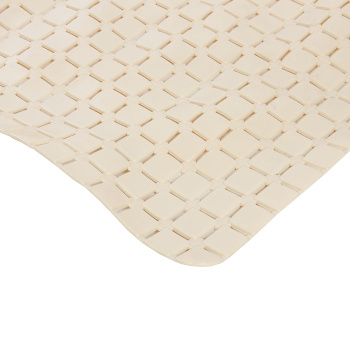 Коврик д/ванной "V-line" ПВХ Мозайка (38см х 69см) 6979 бежевый *1/10