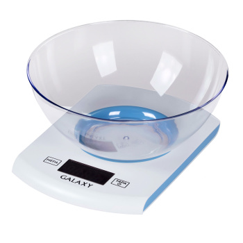 Весы кух. электрон. с чашей GALAXY GL 2803 до 5кг, ЖК-дисплей *1/12 *