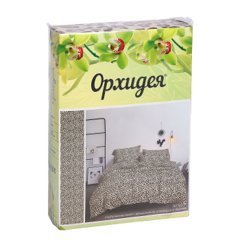 Постельное белье евро бамбук Орхидея 30112037, наволочки 70*70 - 2шт *1/4