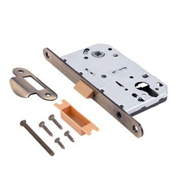 Защелка врезная п/ручку и цил.мех. БРОНЗА БЕСШУМНАЯ 5300-P-AB Code Deco *1/40