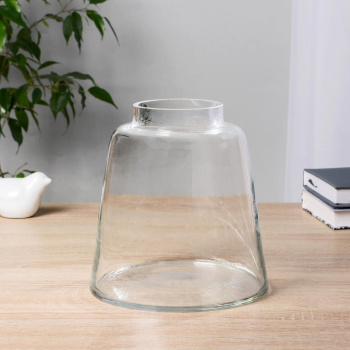 Ваза d-7.2см 16.5х17,5см, v-2.3л прозрачная 6784916