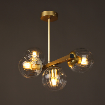 Люстра NQ36427/4 GD 4*40W E27 220V (l-460; w-245; h-410)  VERNER LIGHTING *1 Люстра NQ36427/4 GD 4*40W E27 220V (l-460; w-245; h-410)  VERNER LIGHTING *1
