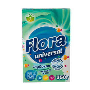 яяяСтир.порошок ФЛОРА Универсал 400гр *24