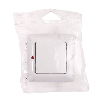 Выключатель "Прима" СП 1кл. белый с индикатором С16-053 *10/96