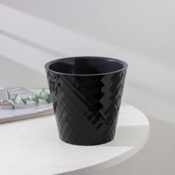 Кашпо пластм. "Manhattan"  3,3л d верха 190мм h177мм со вставкой Оникс IG670210028 *1/9