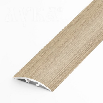 яяяПорог-стык полукруглый ЛС 04-2 900мм 4049 дуб прованс/скрытый крепеж (30*4,7мм) Лука *1/6/42