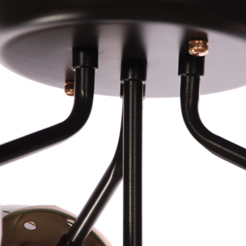 Люстра N5122/4 COFFEE+FGD Е27 4*40Вт ( h=295; d=515)  VERNER LIGHTING *1 Люстра N5122/4 COFFEE+FGD Е27 4*40Вт ( h=295; d=515)  VERNER LIGHTING *1