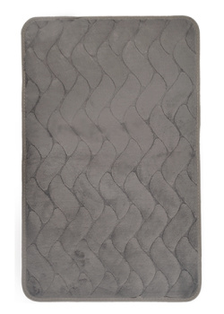 Коврик д/ванной Aquadomer "Marina" (50см х 80см) Серый АМ002 *1/50