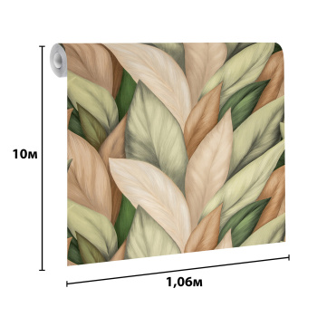 Обои флиз "Палитра" TREND Nature (зел.) TC72480-72  1,06*10м *6