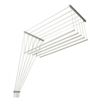 Сушилка для белья потолочная "Лиана" 5-рядная, шир.1,8м регул. по высоте Белая Lakmet *1/5