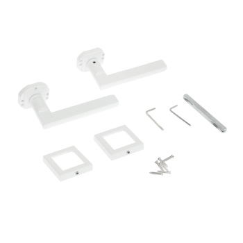 Ручка раздельная НОРА-М 108 K Al, цвет белый