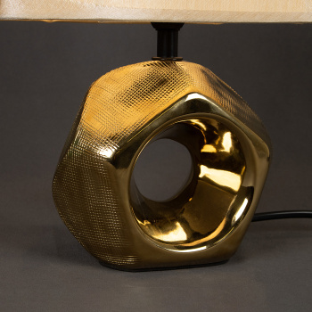 Лампа настольная G32113/1T GD BEG E14 40Вт S=2м2 *1/10