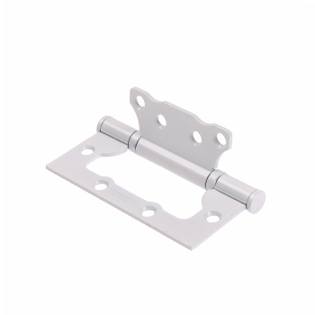 Петля без врезки БЕЛАЯ 100*75*2,5 WW Фабрика Замков *1/50/100