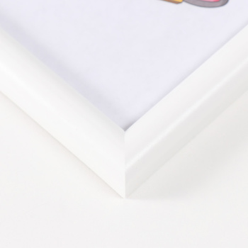 Фоторамка МДФ 10х15 см, №5 "Simple", белая (пластиковый экран) 9901594