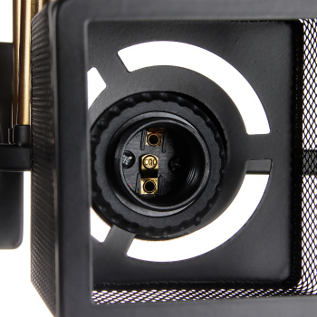 Люстра N6400/4 BK+COP 4*40W E27 220V (l-555; w-345; h-195)  VERNER LIGHTING *1