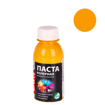 Колер паста золотисто-желтый 0,1 кг ДАЛИ *8/48