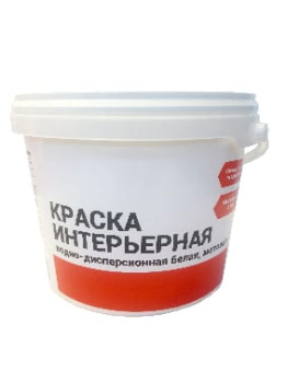 Краска акриловая 2.5 кг для стен и потолков Первая Цена, белая база А, матовая Краска акриловая 2.5 кг для стен и потолков Первая Цена, белая база А, матовая