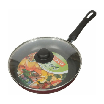 Сковорода алюм.а/приг. Scovo "Hi-Blackl" d26см Стекл.кр. HB-010 (з-д "Сково") *1/6