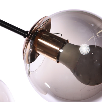 Люстра N5122/4 COFFEE+FGD Е27 4*40Вт ( h=295; d=515)  VERNER LIGHTING *1 Люстра N5122/4 COFFEE+FGD Е27 4*40Вт ( h=295; d=515)  VERNER LIGHTING *1